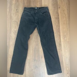 Hollister Straight 28x28 epic flex black jeans denim stretch